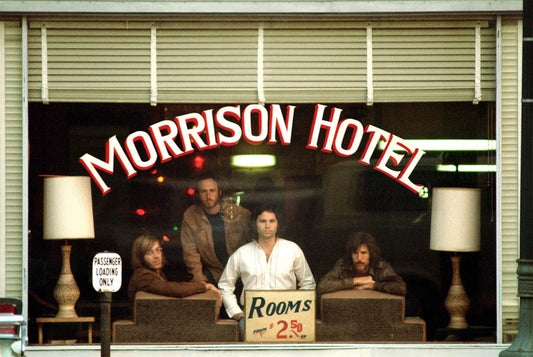 Framed Inventory - The Doors, Morrison Hotel, Los Angeles, CA, 1969 - 30x40, Edition #15/50