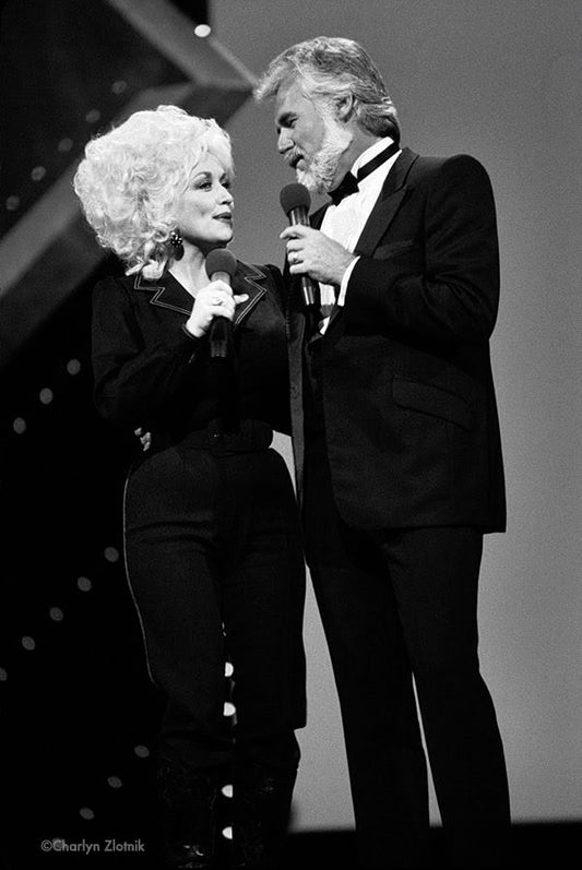 Dolly Parton and Kenny Rogers in Nashville, TN 1983 - Morrison Hotel Gallery