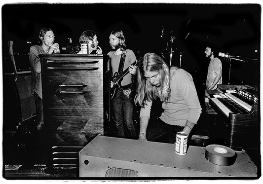 Duane and Gregg Allman, Backstage at Fillmore East, 1971 - Morrison Hotel Gallery