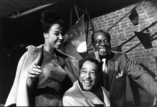 Duke Ellington, Louis Armstrong & Diahann Carroll, Paris, France, 1960 (DKE12) - Morrison Hotel Gallery