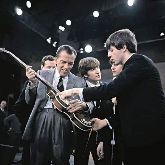 Ed Sullivan, Ringo Starr, John Lennon and Paul McCartney, CBS Studios 1964 - Morrison Hotel Gallery