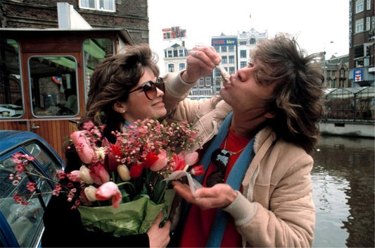 Eddie Van Halen and Valerie Bertinelli, Amsterdam, 1984 - Morrison Hotel Gallery