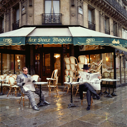Elton John and Bernie Taupin, Paris, 1980