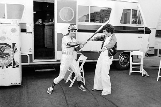 Elton John & Billie Jean King, Dodgers Stadium, Los Angeles, CA - Morrison Hotel Gallery