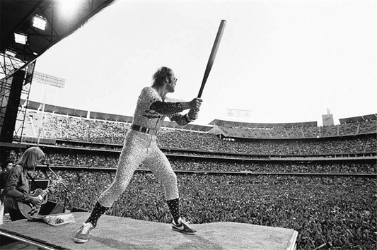 Elton John, Dodger Stadium, Ready at the Bat, Los Angeles, CA, 1975 - Morrison Hotel Gallery