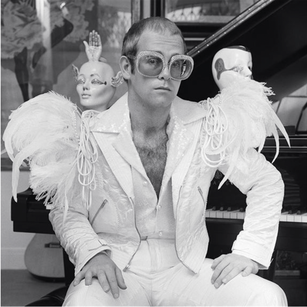 Elton John Feathers - 40x40 - Morrison Hotel Gallery