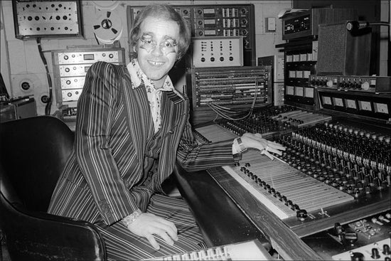 Elton John, Media Sound Studio, New York City, 1975 - Morrison Hotel Gallery