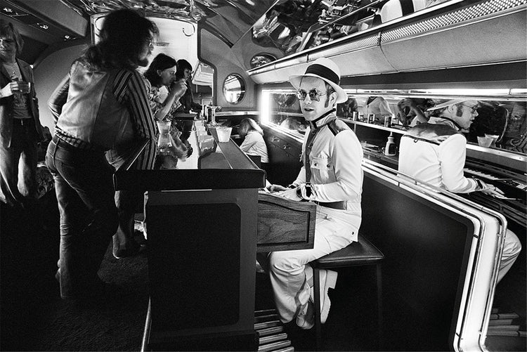 Elton John on-board the Starship - Morrison Hotel Gallery