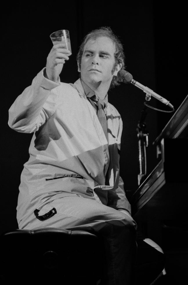 Elton John performing at The Palladium, NYC, 1980 - Morrison Hotel Gallery