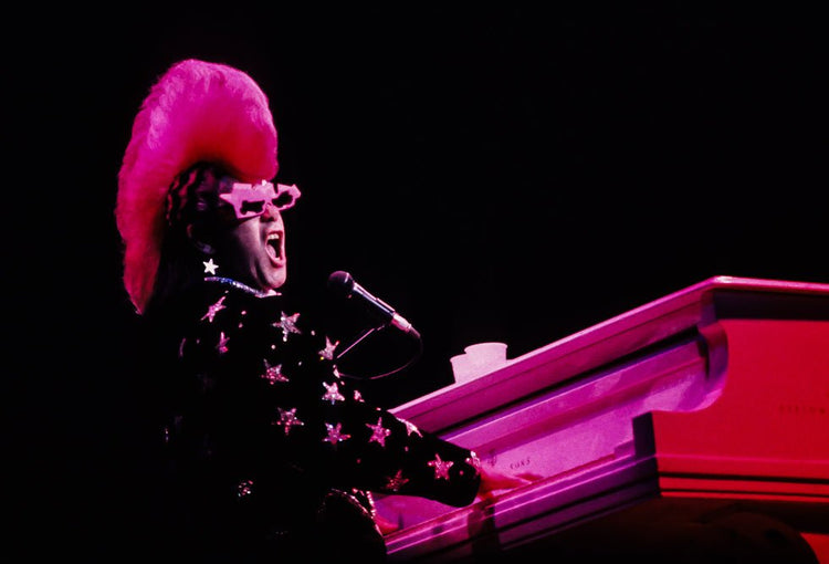 Elton John Performing with Mowhawk, 1986 - Morrison Hotel Gallery