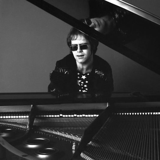 Elton John Through the Piano, 1970 - Morrison Hotel Gallery