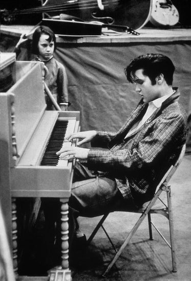 Elvis Presley at the Piano - Morrison Hotel Gallery