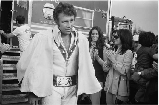 Evel Knievel, Northern CA April 9, 1972. - Morrison Hotel Gallery