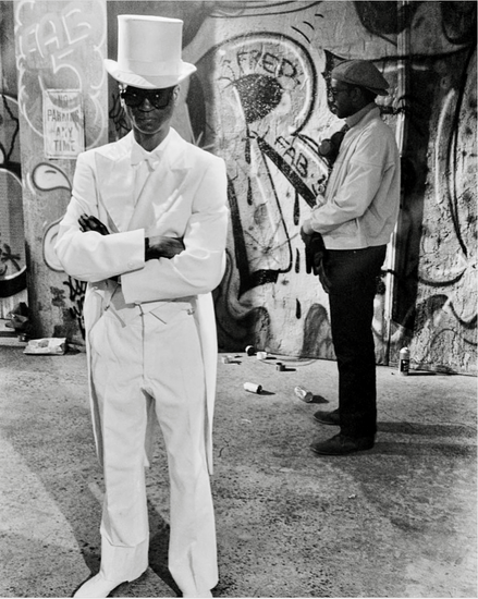 Fab 5 Freddy and William Barnes, Rapture Music Video Shoot, NYC, 1981 - Morrison Hotel Gallery