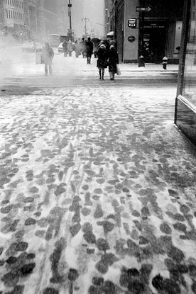 Footsteps in the Snow, New York, 1973