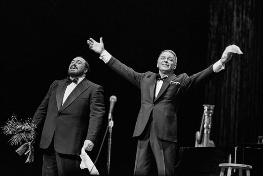 Frank Sinatra and Luciano Pavarotti, 1982 - Morrison Hotel Gallery