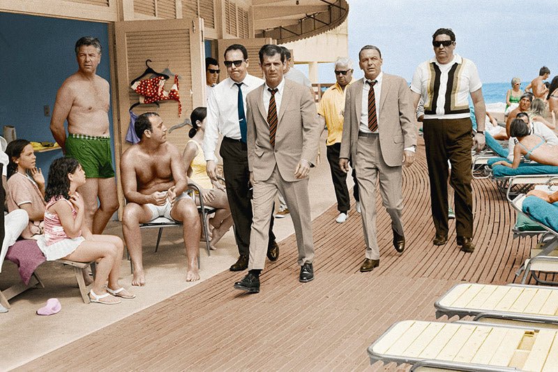 Frank Sinatra, Fontainebleau Boardwalk, Miami Beach, FL, 1968 - Color - Morrison Hotel Gallery