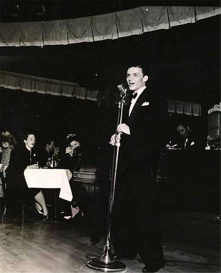 Frank Sinatra, Nightclub, 1940's - Morrison Hotel Gallery
