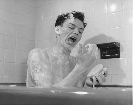 Frank Sinatra Singing in the Bath - Morrison Hotel Gallery