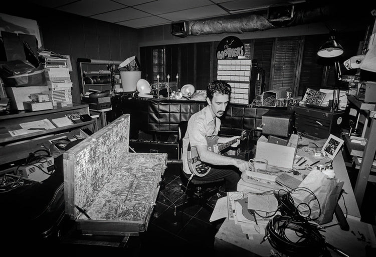 Frank Zappa at home studio, 1979 - Morrison Hotel Gallery