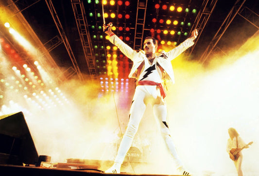Freddie Mercury, Queen, Madison Square Garden, The Works Tour, NYC, 1985 - Morrison Hotel Gallery