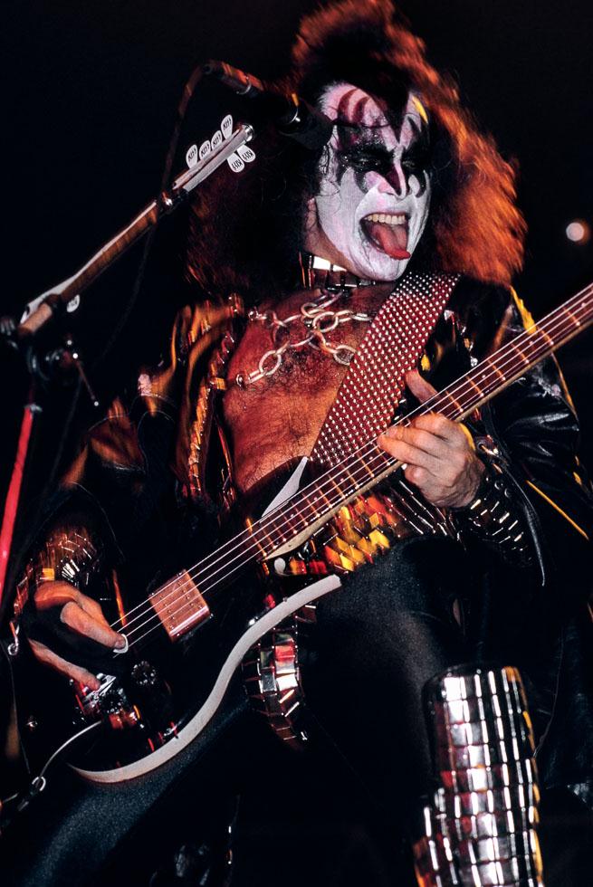 Gene Simmons of Kiss Performing 1977 - Morrison Hotel Gallery