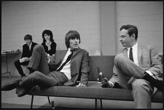 George Harrison and Brian Epstein - Morrison Hotel Gallery