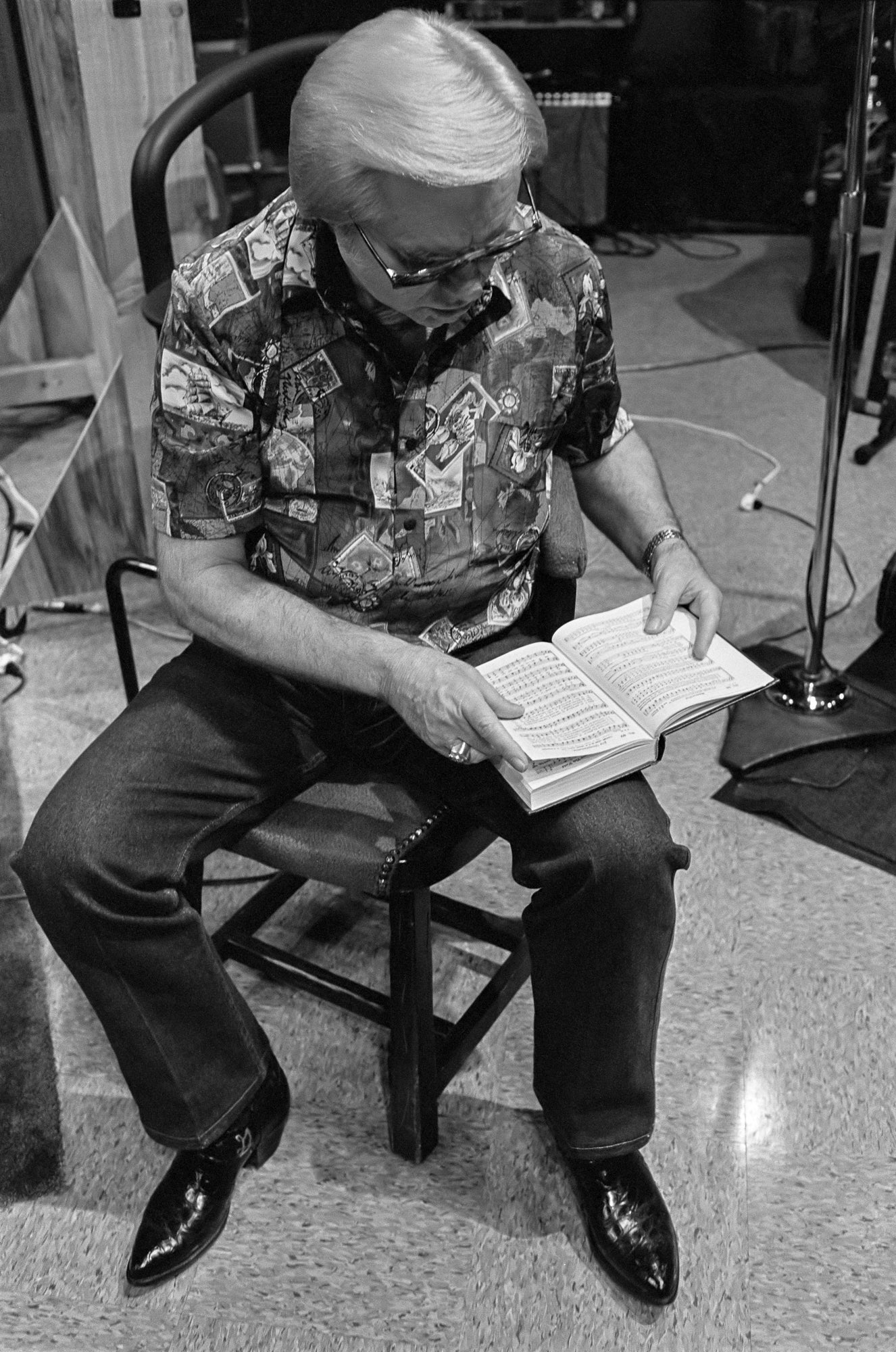 George Jones at Bradleys Barn No. 2, Mount Juliet, Tennessee 1994 - Morrison Hotel Gallery
