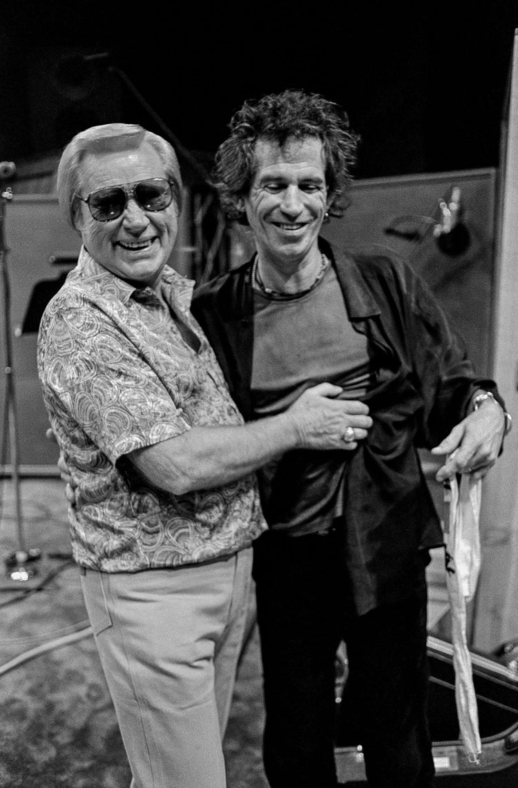 George Jones & Keith Richards at Bradleys Barn No. 2, Mount Juliet, Tennessee, 1994 - Morrison Hotel Gallery