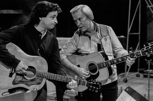 George Jones & Mark Chesnutt at Bradleys Barn No. 2, Mount Juliet, Tennessee, 1994 - Morrison Hotel Gallery