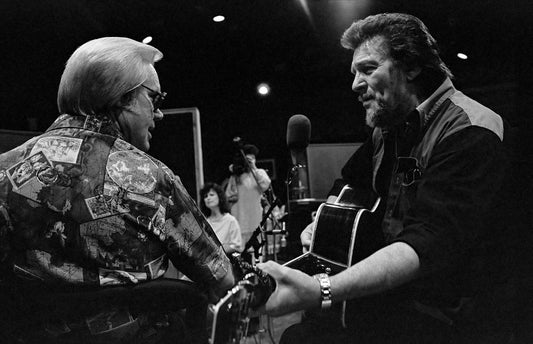 George Jones & Waylon Jennings at Bradleys Barn, Mount Juliet, Tennessee, 1994 - Morrison Hotel Gallery