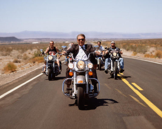 Harrison Ford (motorcycle), Amboy, CA, 2002 - Morrison Hotel Gallery