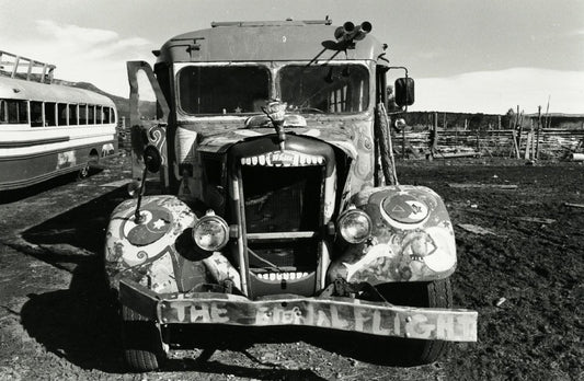 Hog Farm Bus, Llano, NM, 1972 - Morrison Hotel Gallery