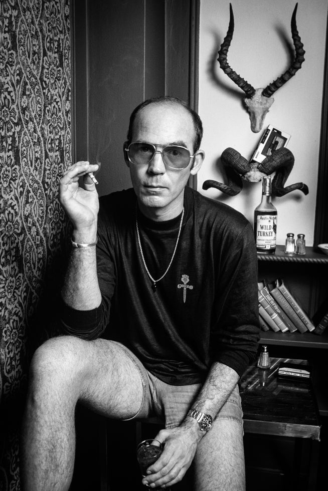 Hunter S. Thompson at the Grammercy Park Hotel, NYC, 1977 - Morrison Hotel Gallery