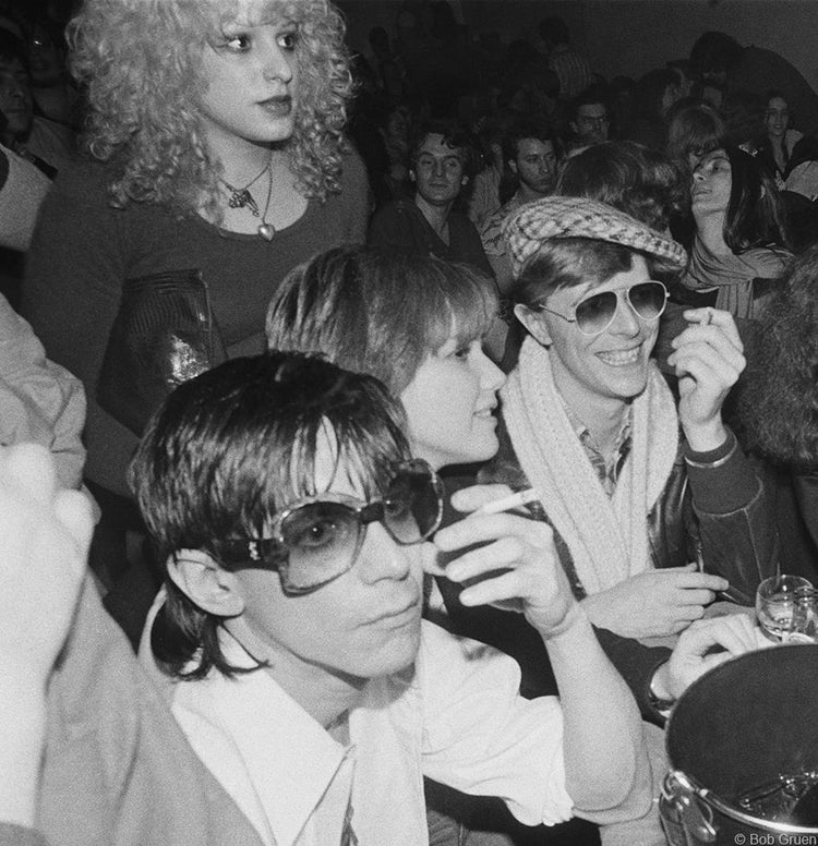 Iggy Pop, Nancy Spungen, Cyrinda Fox & David Bowie, NYC - 1977 - Morrison Hotel Gallery