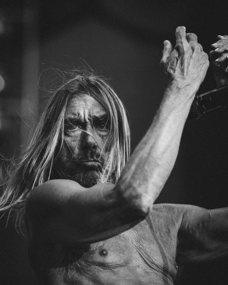 Iggy Pop, Portrait on Stage, Los Angeles, CA 2017 - Morrison Hotel Gallery