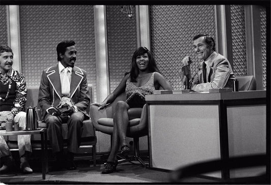 Ike and Tina Turner with Johnny Carson, 1970 - Morrison Hotel Gallery