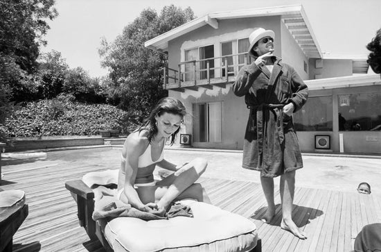 Jack Nicholson and Anjelica Huston, By the Pool, 1974 - Morrison Hotel Gallery