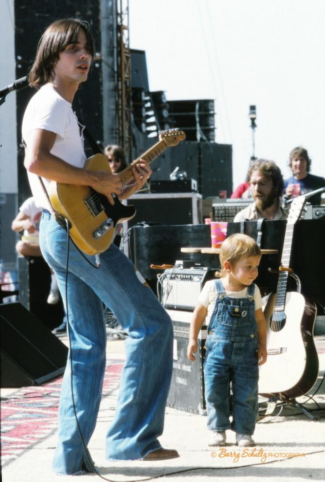 Jackson Browne and son Ethan, Los Angeles, CA, 1975 - Morrison Hotel Gallery