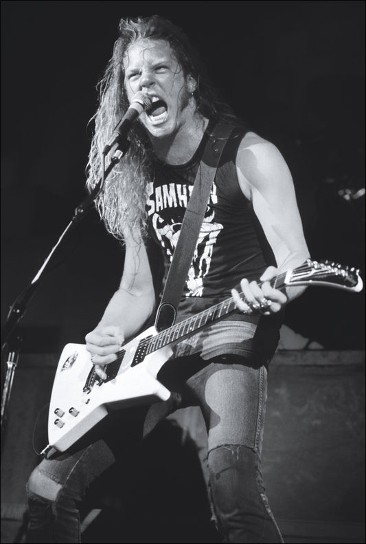 James Hetfield (Samhain t-shirt) Metallica, Damage, Inc. Tour 1986 - Morrison Hotel Gallery