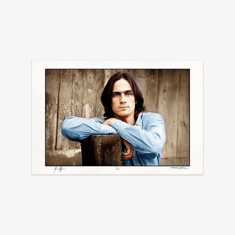 James Taylor, Sweet Baby James, 1969, Colourised & Co - signed - Morrison Hotel Gallery