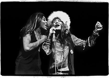 Janis Joplin and Tina Turner at Madison Square Garden, November 27, 1969