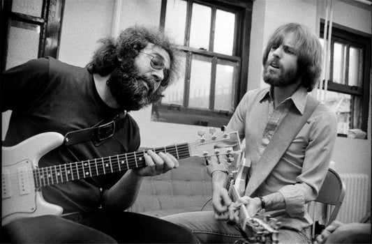 Jerry Garcia and Bob Weir, Grateful Dead, NY, 1977 - Morrison Hotel Gallery
