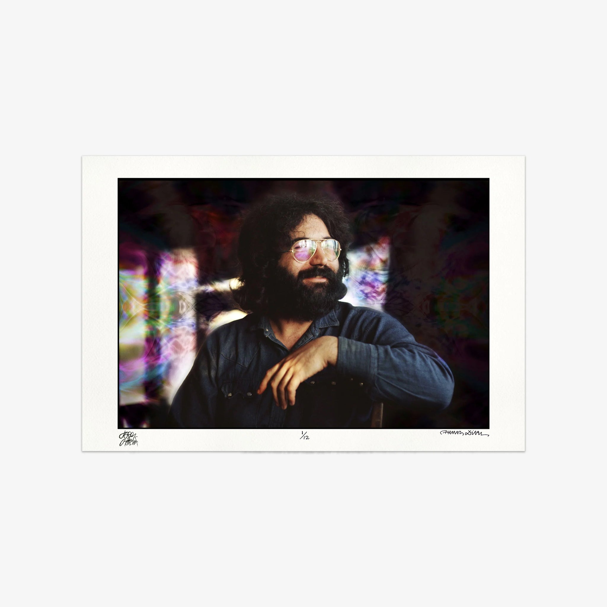 Jerry Garcia, Scarlet Begonias, 1971, Colourised & Co - signed - Morrison Hotel Gallery