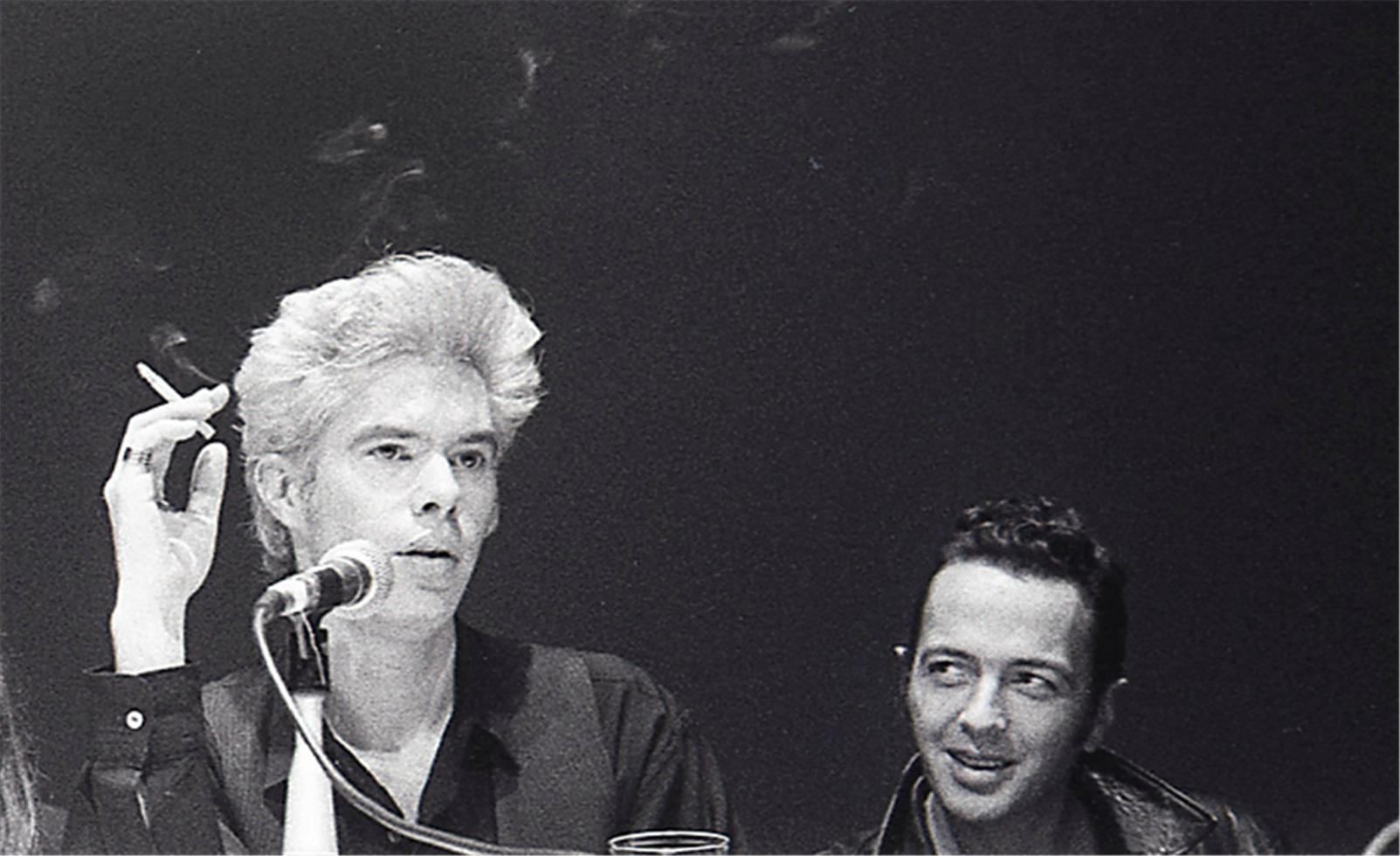 Jim Jarmusch and Joe Strummer, NY Film Festival, 1989 - Morrison Hotel Gallery
