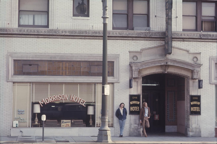 Jim Morrison, Ray Manzarek, The Doors, Morrison Hotel shoot, Los Angeles, 1969 - Morrison Hotel Gallery