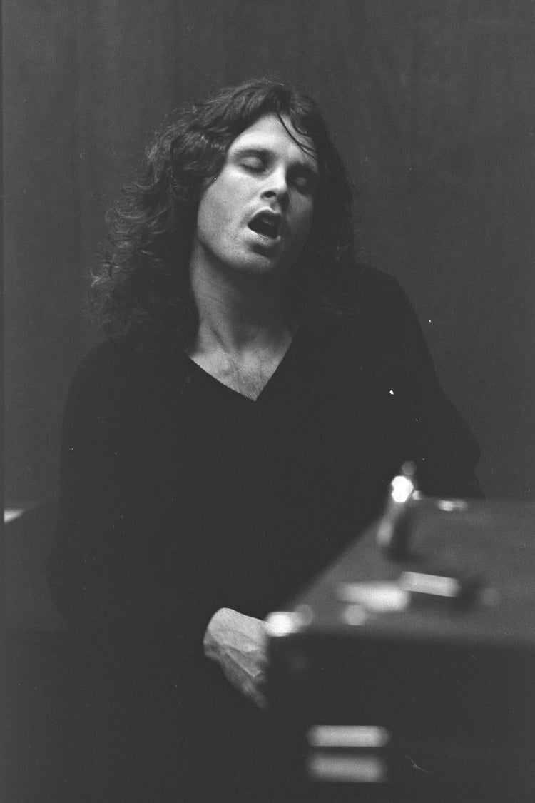 Jim Morrison, The Doors, Singing in Studio - Morrison Hotel Gallery
