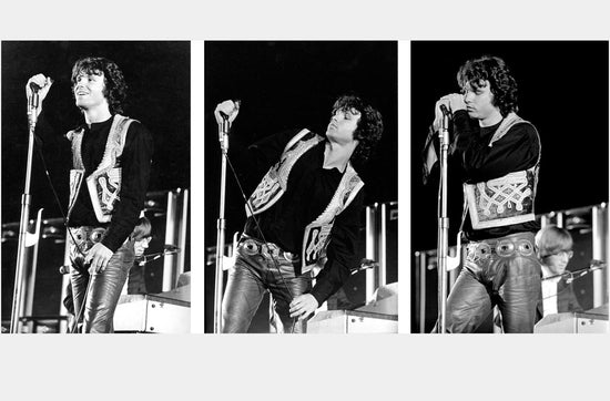 Jim Morrison Triptych, Hollywood Bowl, Los Angeles, CA 1968 - Morrison Hotel Gallery