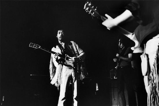 Jimi Hendrix and Leslie West of Mountain, Private Hours Jam, NYC, 1970 - Morrison Hotel Gallery