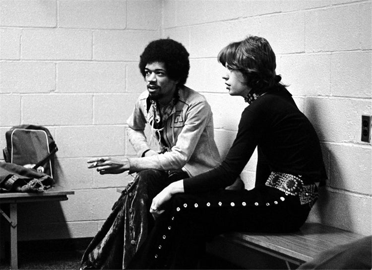 Jimi Hendrix and Mick Jagger, Madison Square Garden, New York City, 1969 - Morrison Hotel Gallery